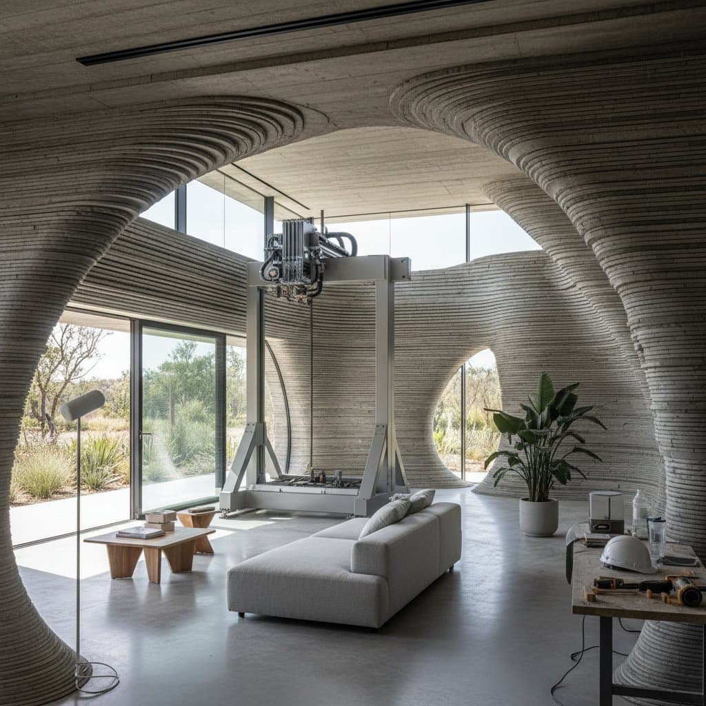 Featured image for Why 3D-Printed Concrete Tops 2025 Home Builds