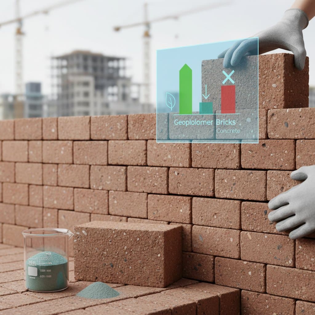 Featured image for Geopolymer Bricks Cut Carbon While Matching Concrete Strength