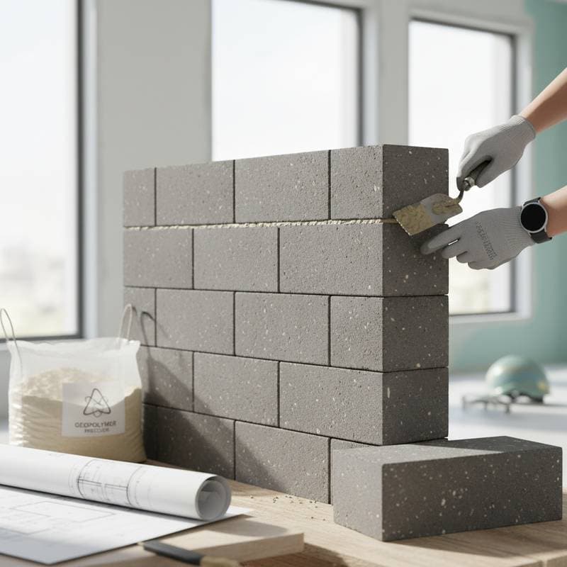 Image for Zero-Cement Bricks Cut Emissions by Over Half