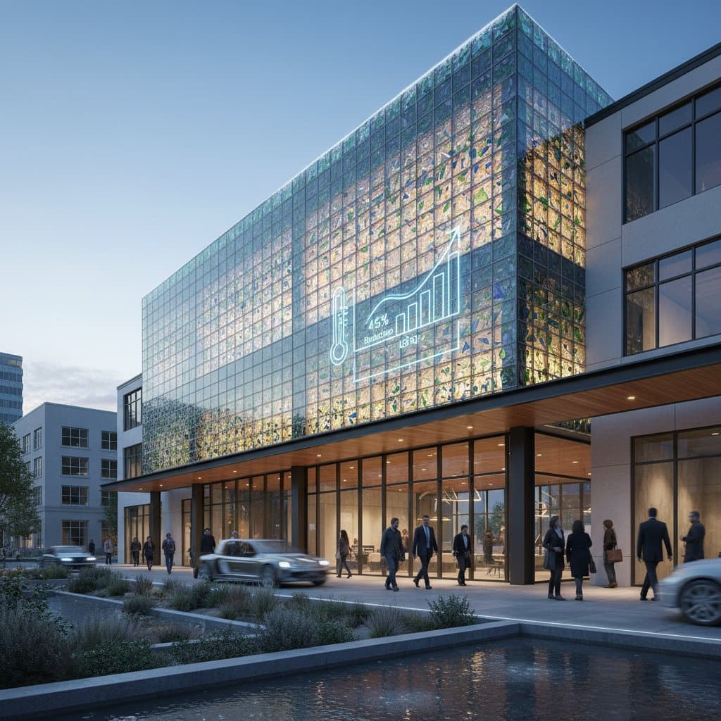 Featured image for Recycled Glass Masonry Cuts Heat Loss by 45%