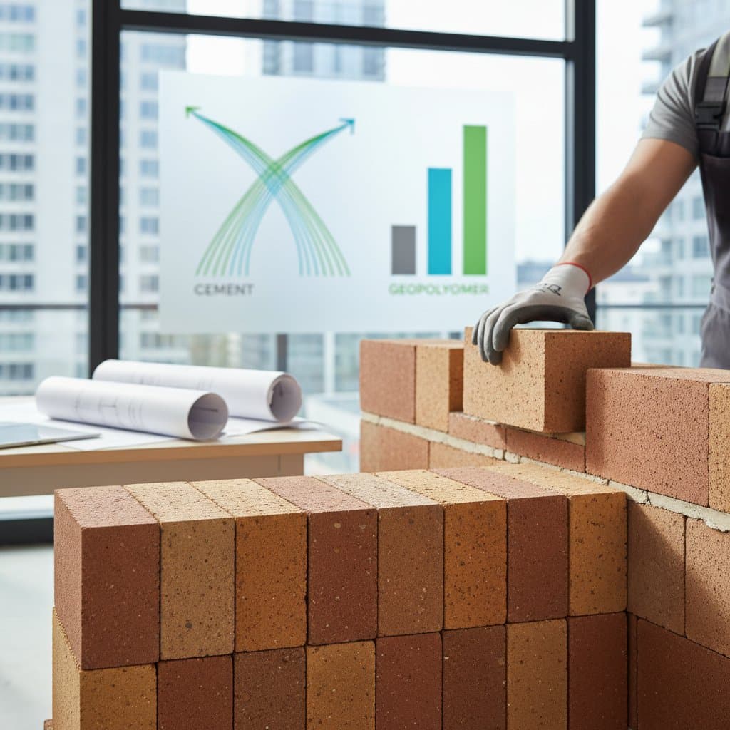 Featured image for Geopolymer Bricks Cut Emissions Without Losing Strength