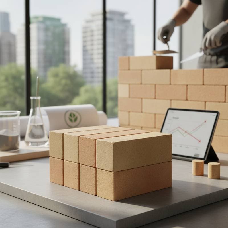 Image for Geopolymer Bricks Cut Carbon While Matching Concrete Strength