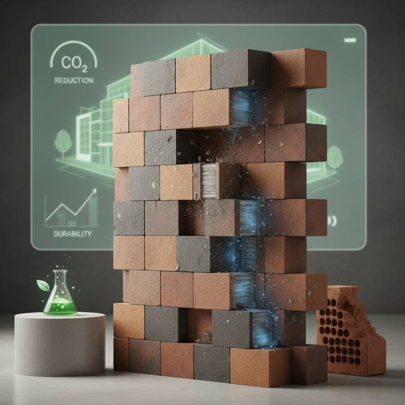 Image for Zero-Cement Bricks Cut Emissions Without Losing Strength