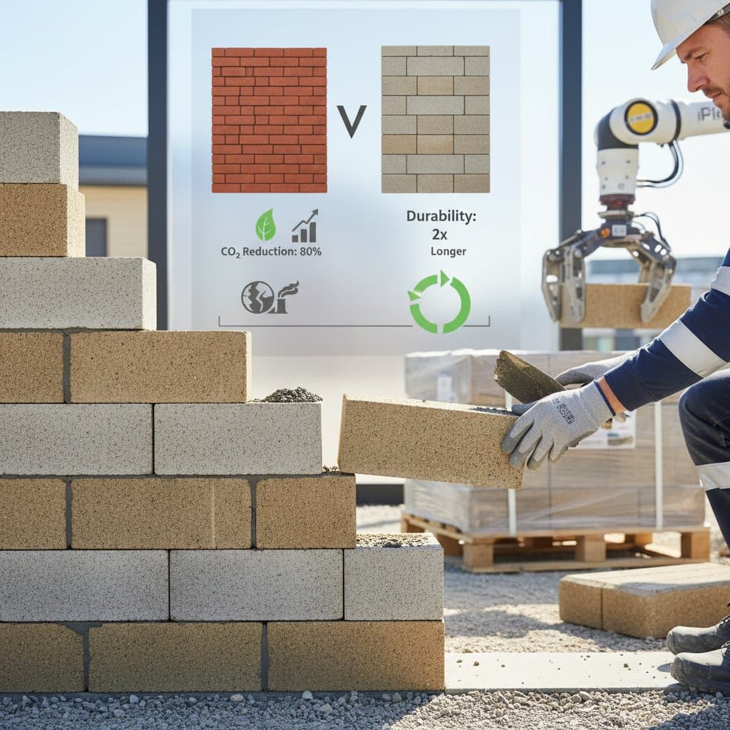 Image for Why Geopolymer Bricks Beat Traditional Masonry