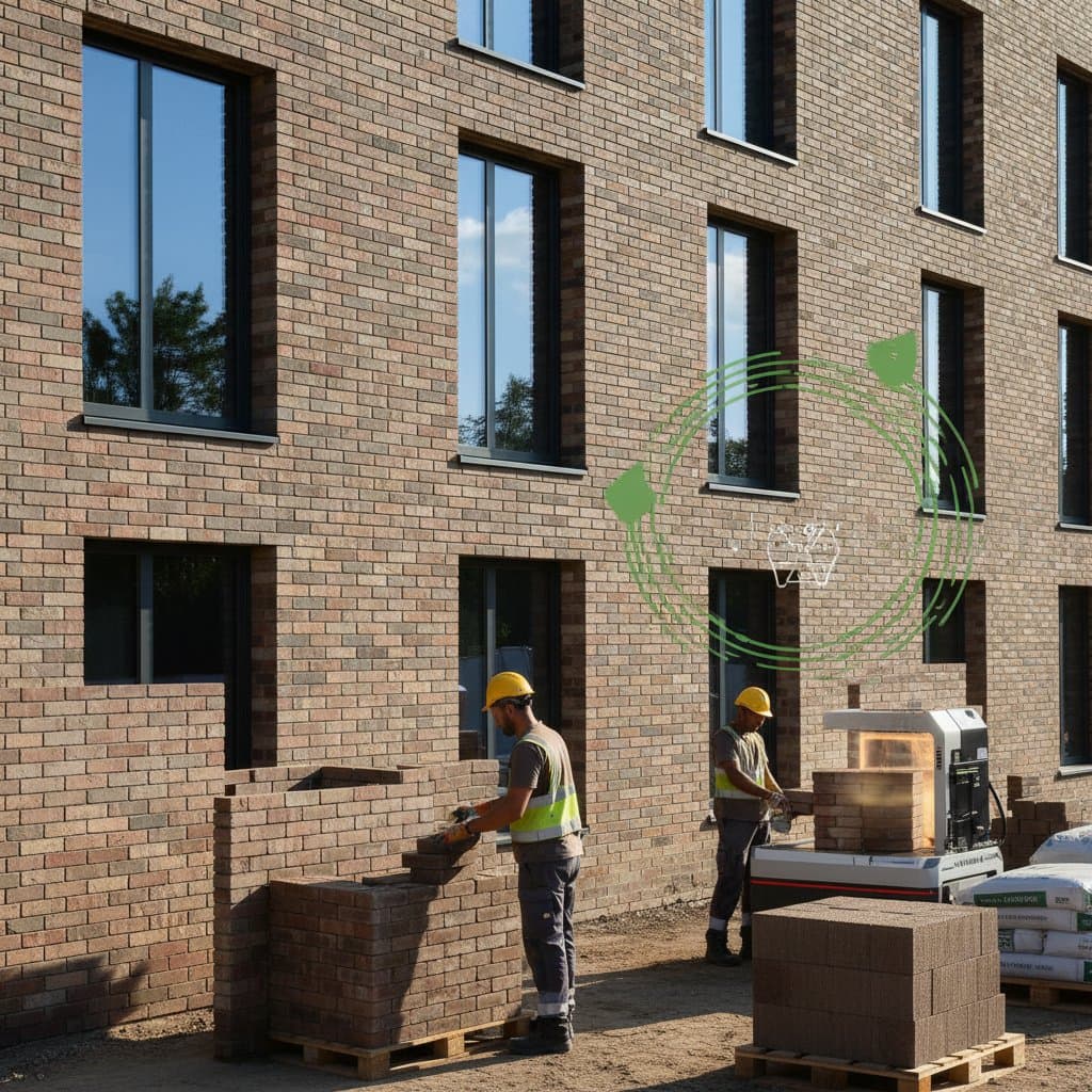 Image for Geopolymer Bricks Cut Carbon Emissions 80% in 2025