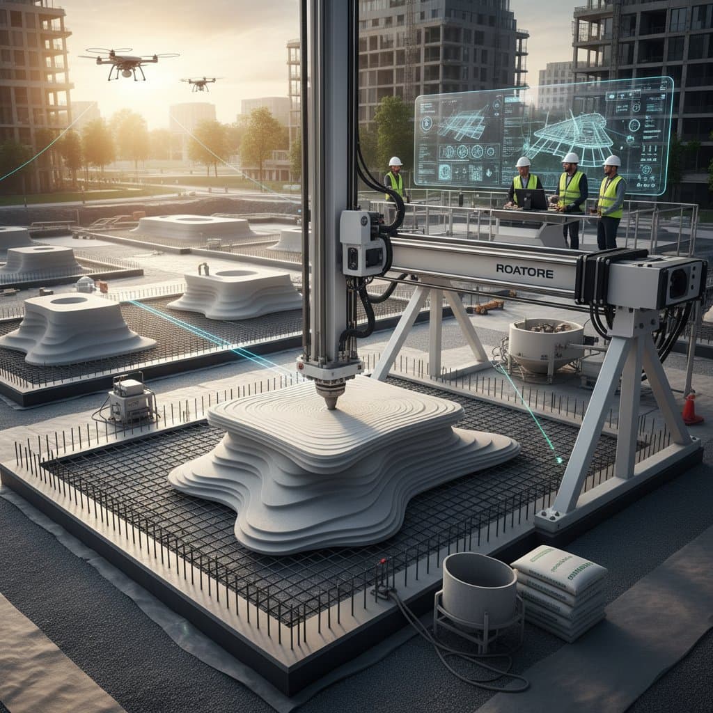 Image for 3D Printing Cuts Foundation Time by 70 Percent