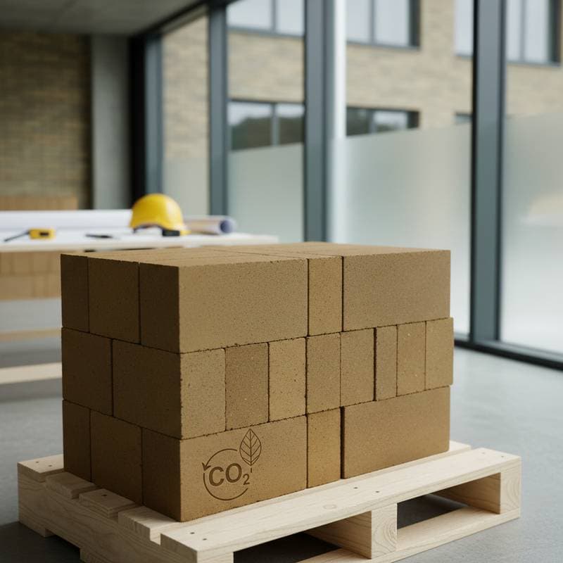 Image for Zero-Cement Bricks Cut Emissions by Eighty Percent