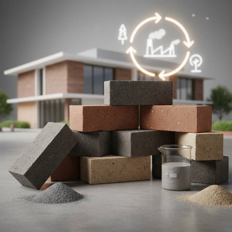 Featured image for Zero-Cement Bricks Cut Emissions Using Fly Ash Geopolymers