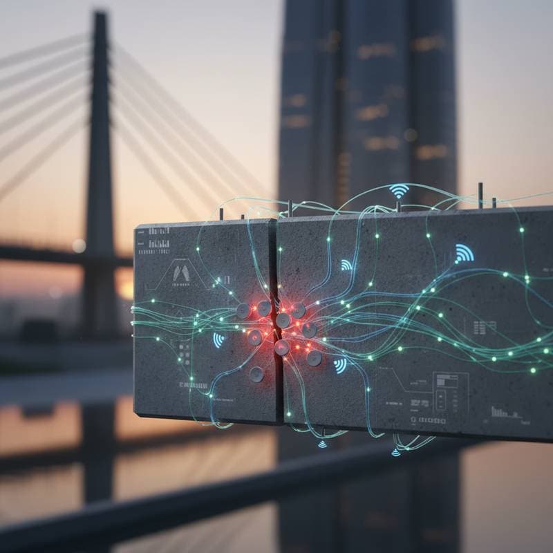 Image for Smart Concrete Sensors Detect Cracks Before They Spread