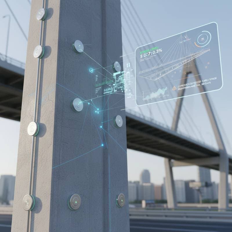 Image for Smart Sensors Detect Concrete Failure Before It Shows