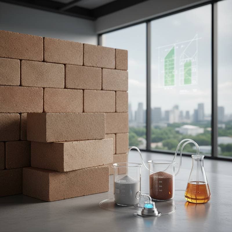 Image for Zero-Cement Bricks Cut Carbon Without Losing Strength