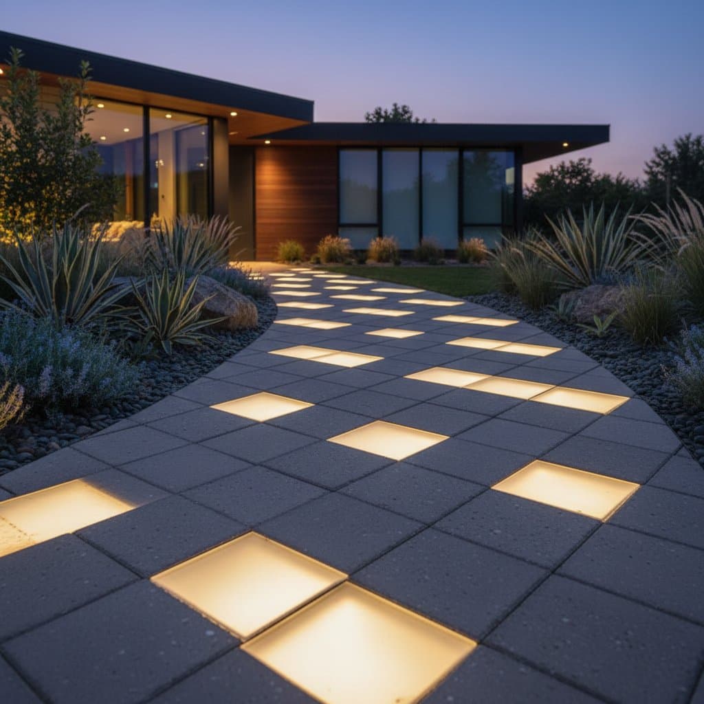 Solar Pavers Light Your Walkways Without Wiring Costs
