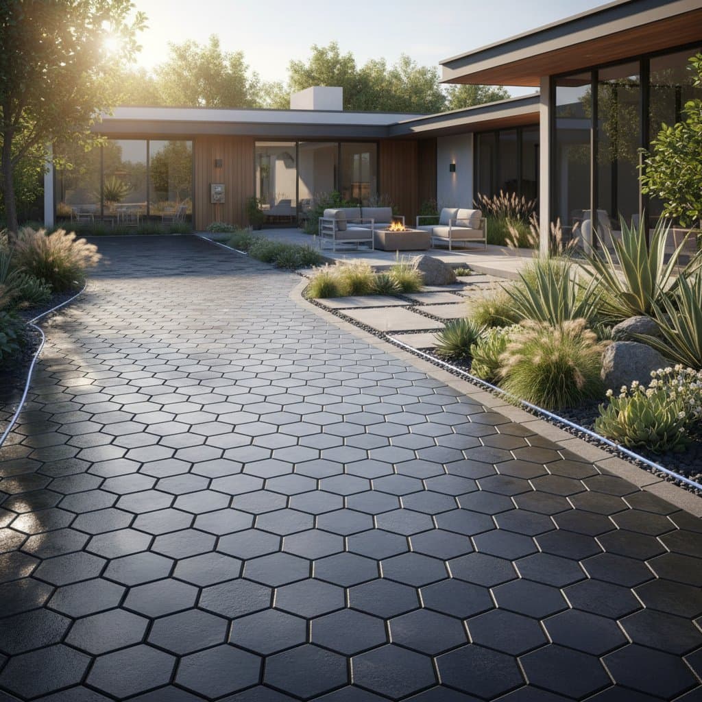 Image for Solar Pavers Generate Power From Your Driveway