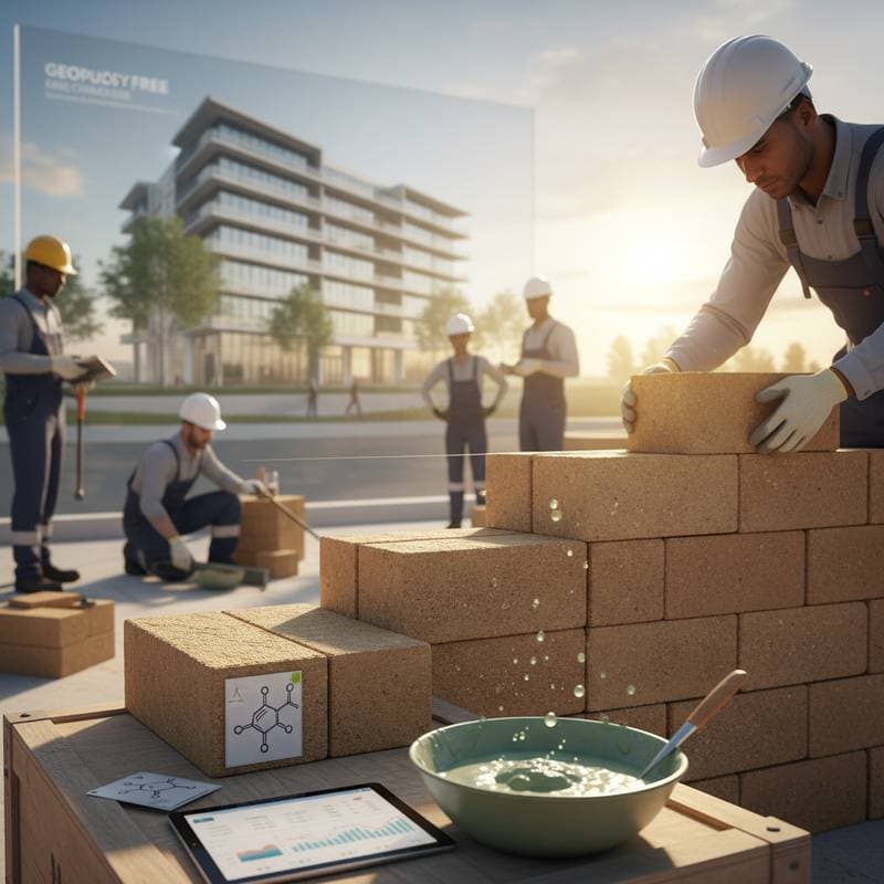 Image for Zero-Cement Bricks Cut Carbon Without Losing Strength