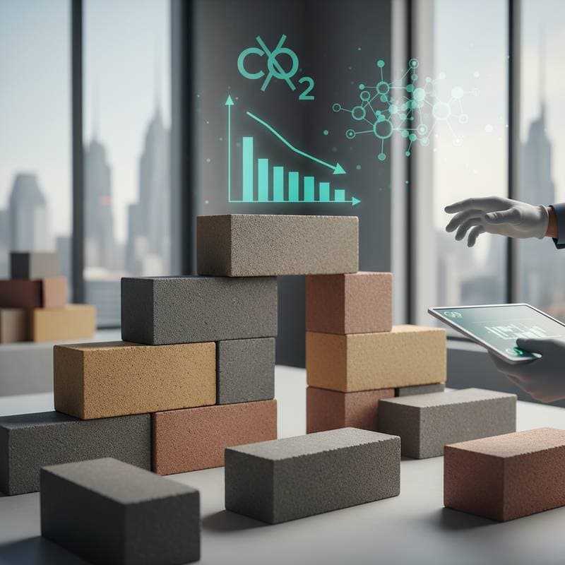 Zero-Cement Bricks Cut Emissions by Half in Masonry