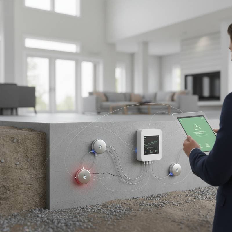 Image for Smart Sensors Detect 0.01 Inch Shifts Before Cracks