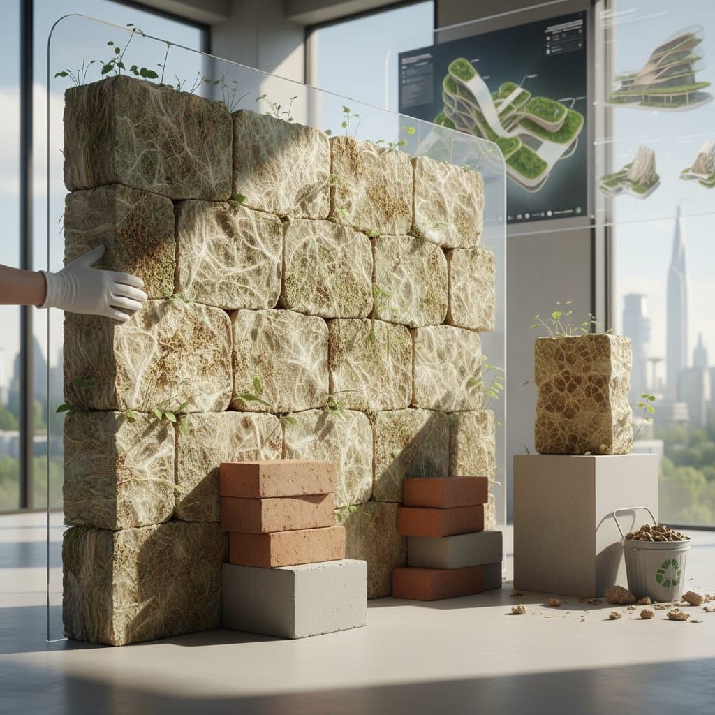 Featured image for Why Mycelium Bricks Outperform Traditional Masonry