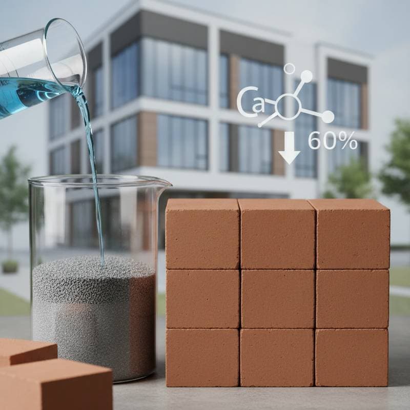 Zero-Cement Bricks Cut Carbon 60% by 2026