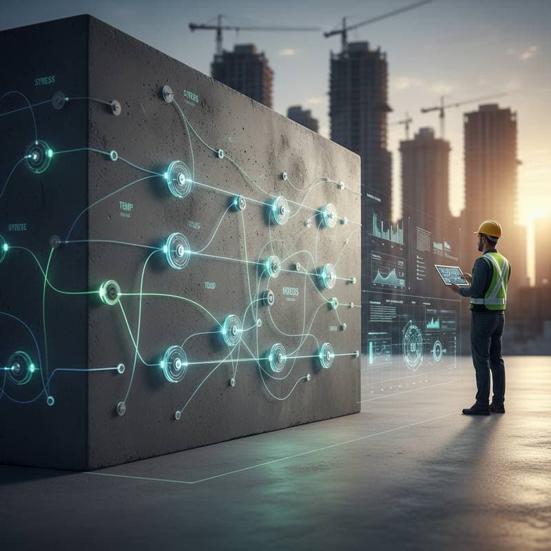Smart Sensors Catch Concrete Stress Before It Cracks