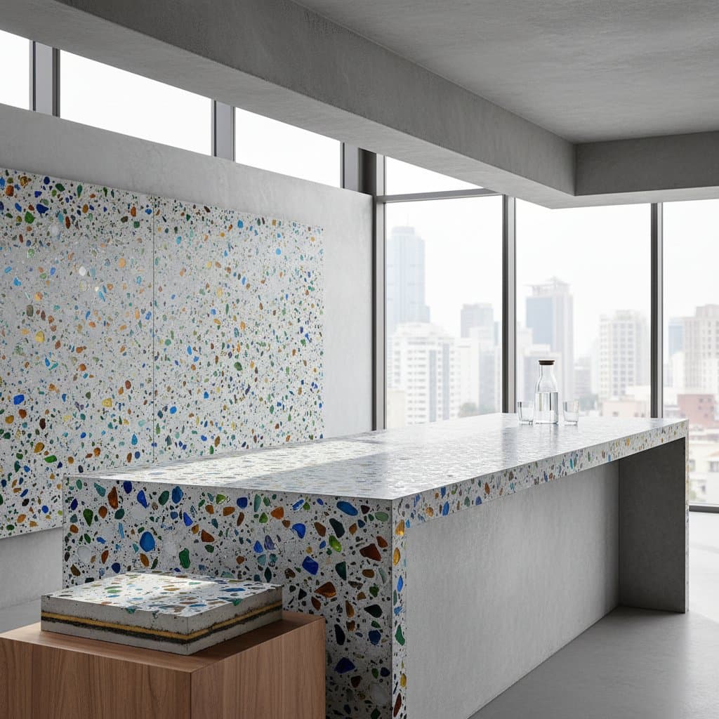Why Recycled Glass Cuts Concrete's Carbon Footprint