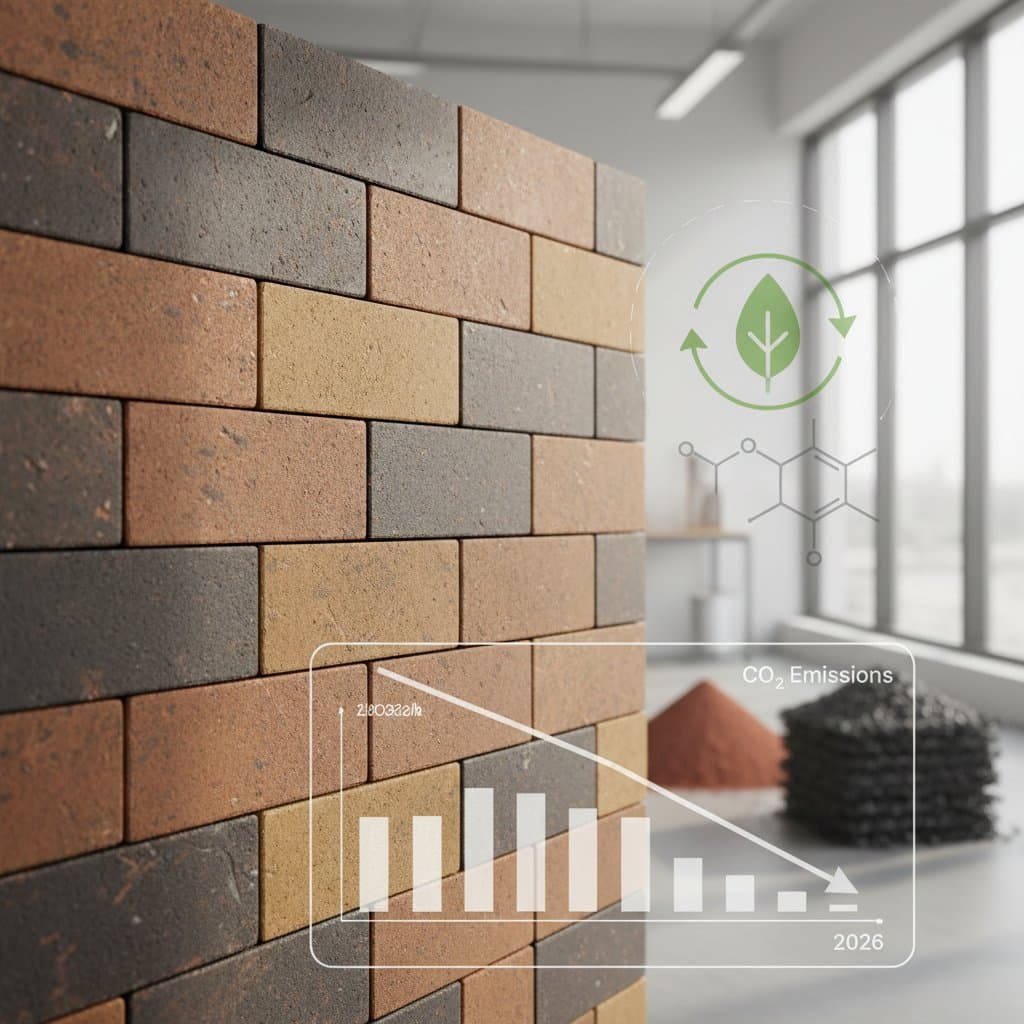 Zero-Cement Bricks Cut Carbon Footprint in Half by 2026