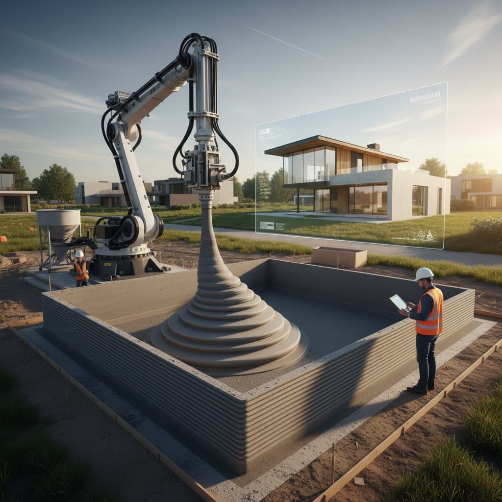 3D-Printed Foundations Cut Build Times 50-70%