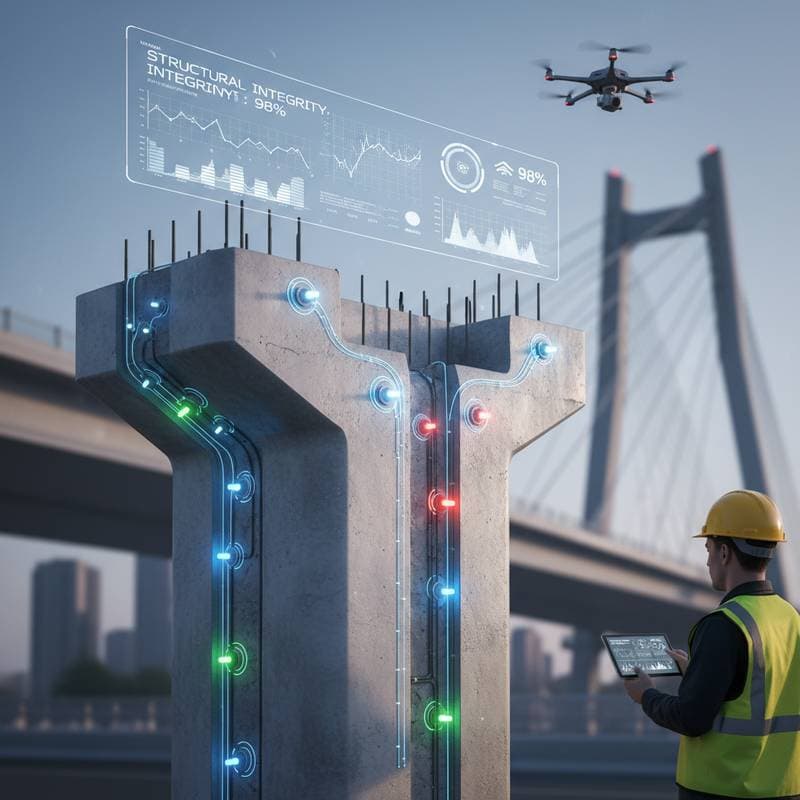 Smart Concrete Sensors Catch Hidden Damage Early