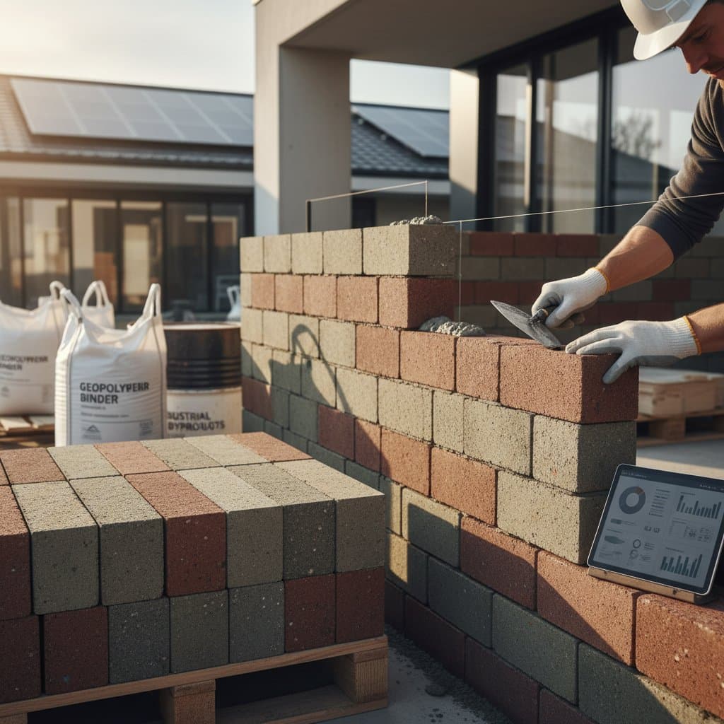 Geopolymer Bricks Cut Cement and Carbon from Masonry