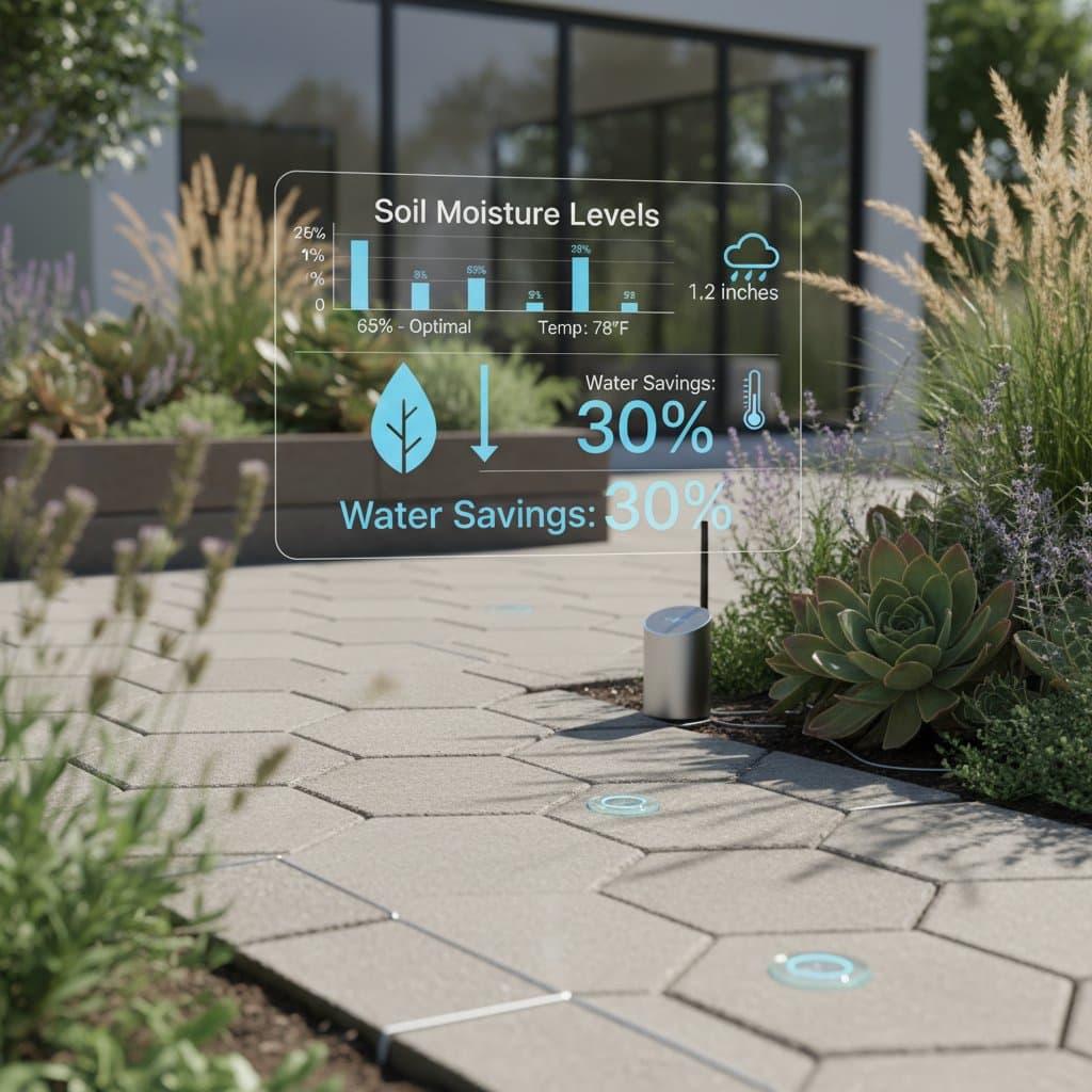Smart Pavers Track Soil Moisture to Cut Water Waste