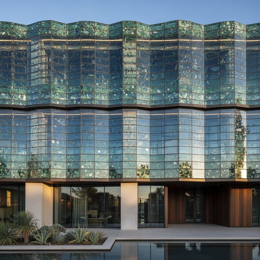 Image for Recycled Glass Masonry: Luxury Meets Sustainability
