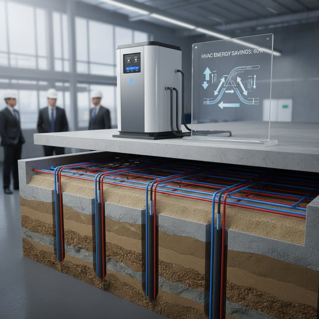 Cut HVAC Costs 60% with Geothermal Foundations
