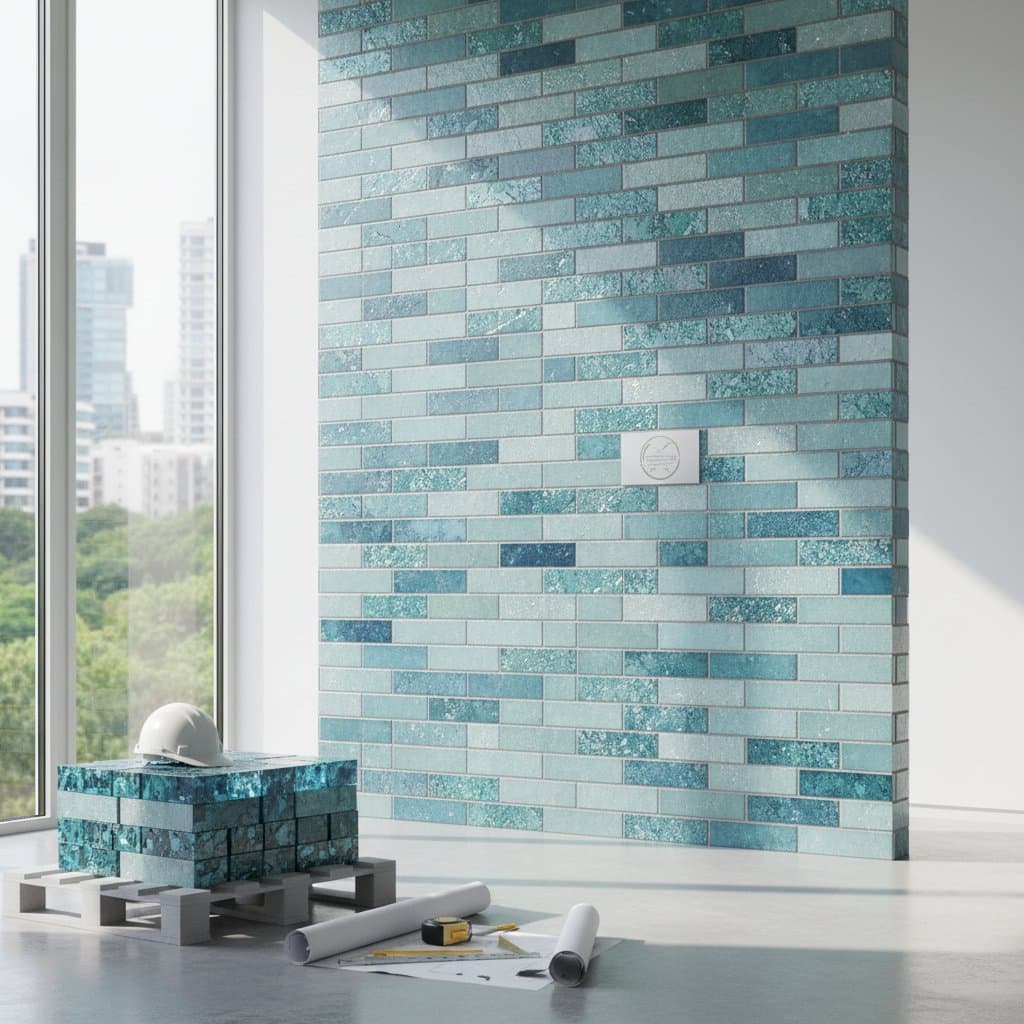 Image for Recycled Glass Masonry Costs $8-15 Per Square Foot