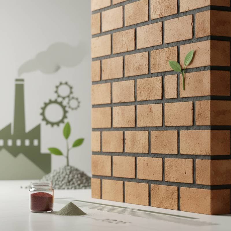 Image for Zero-Cement Bricks Cut Emissions Through Geopolymers