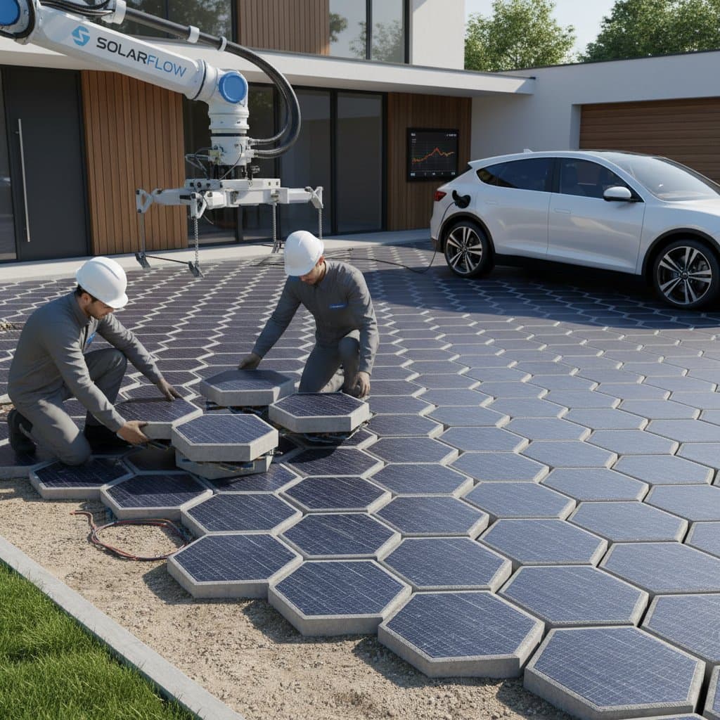 Image for Solar Pavers Turn Your Driveway Into Clean Energy