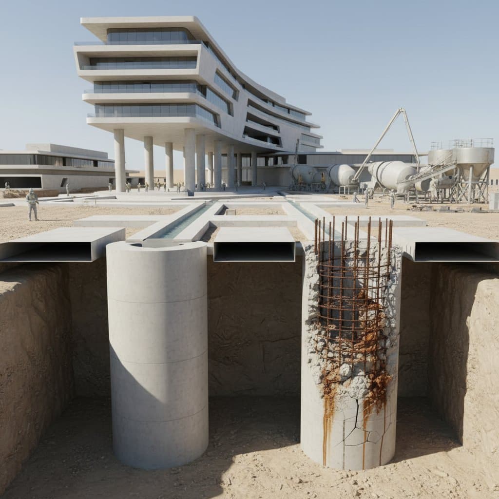 Image for Geopolymer Concrete Outlasts Steel by Decades