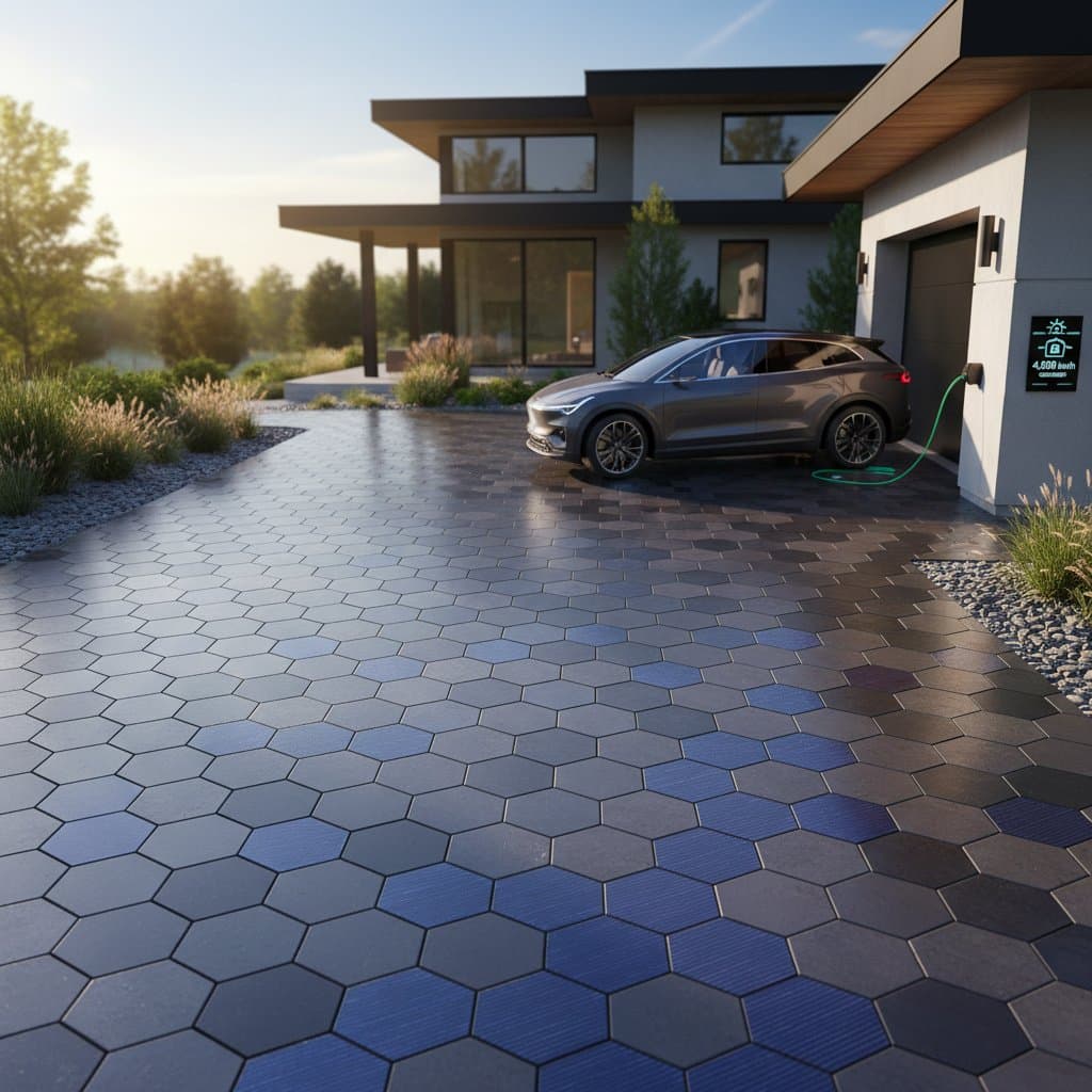 Featured image for Solar Driveways Generate 4,000-6,000 kWh Per Year