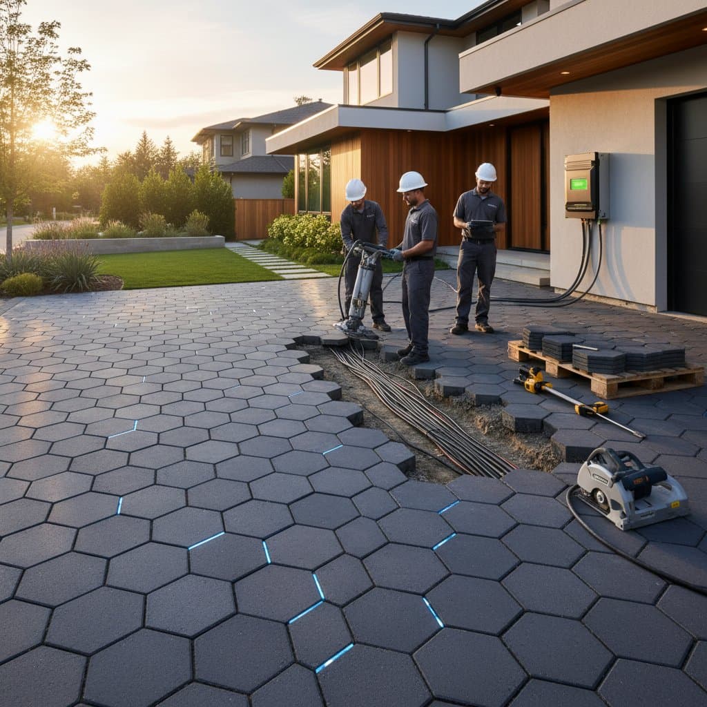 Building Driveways That Generate Clean Energy