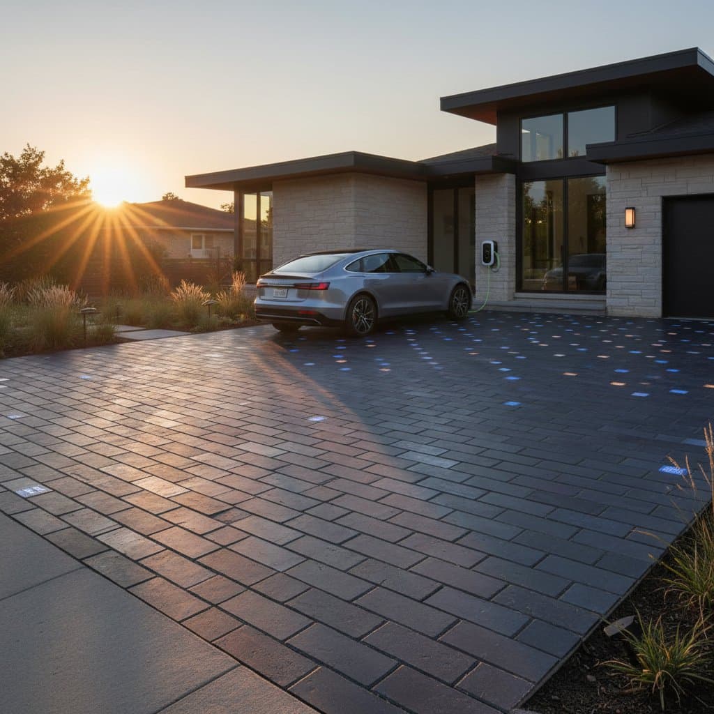 Solar Pavers Turn Driveways Into Power Sources