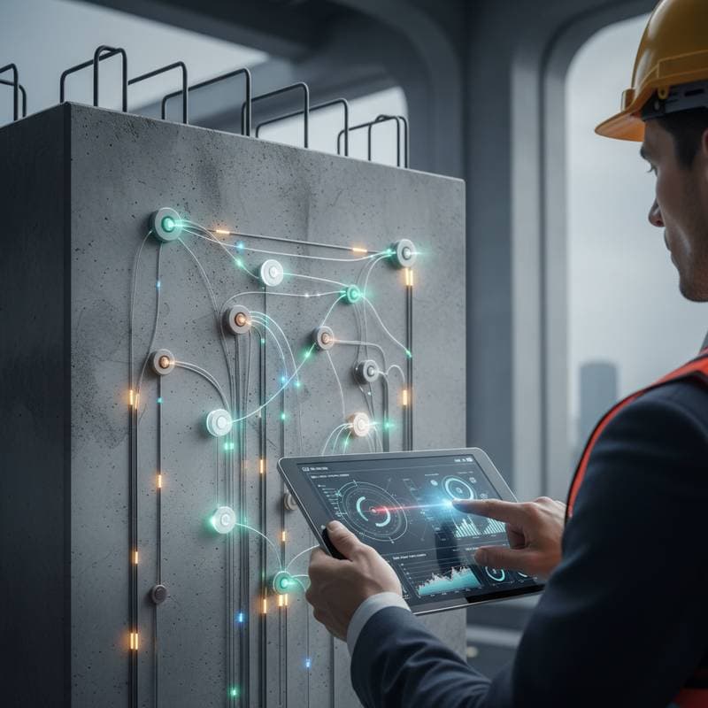 Image for Smart Concrete Sensors Catch Damage Before It Spreads