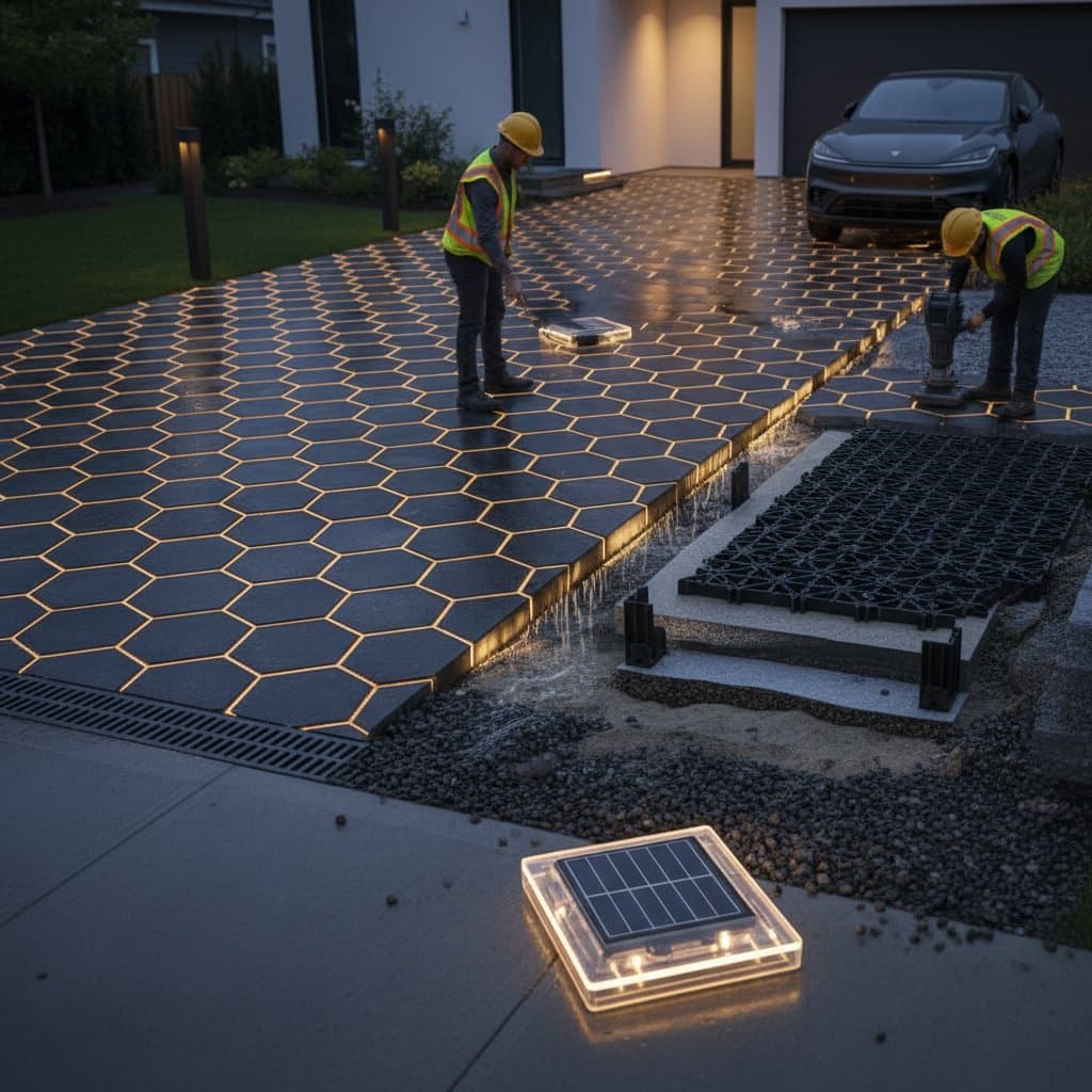 Featured image for Solar Pavers Fail Without Proper Drainage and Base Prep