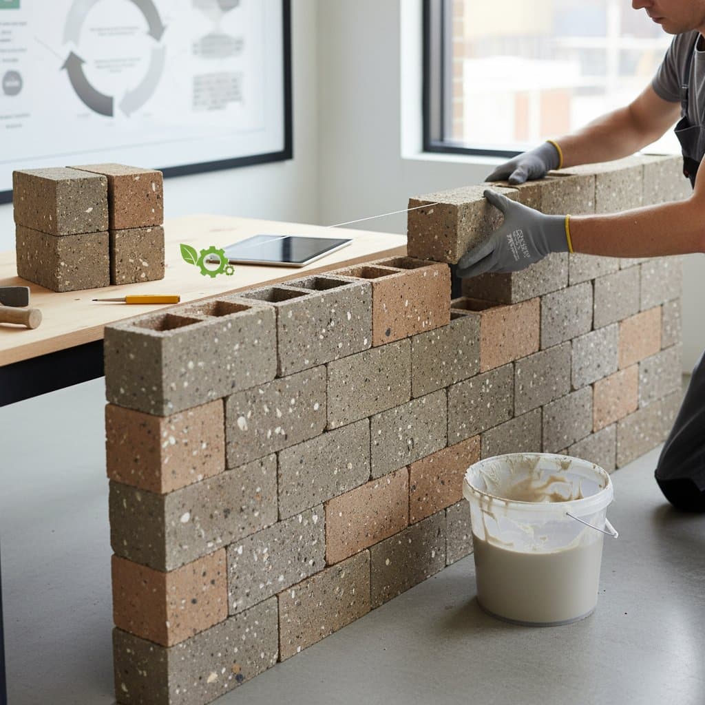 Image for Zero-Cement Bricks Cut Carbon While Matching Strength