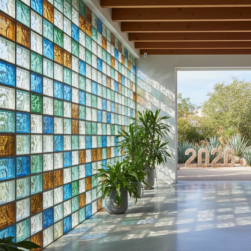 Recycled Glass Masonry Diverts Waste Into Durable Walls