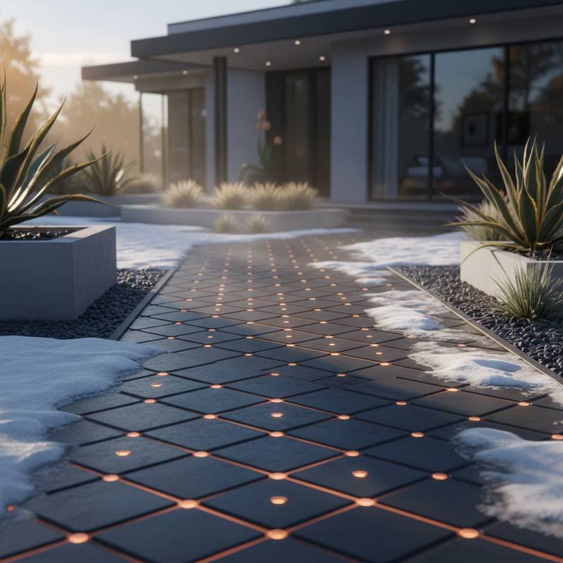 Image for Solar Pavers Generate Power While Melting Ice