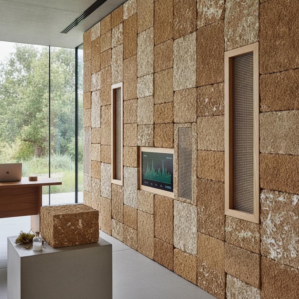Mycelium Bricks Cut Carbon But Need Moisture Control