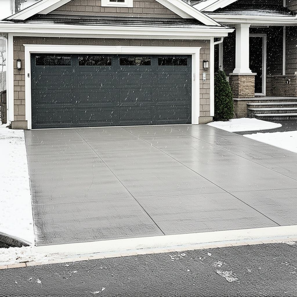 Smart Concrete Melts Snow Without Salt or Shoveling