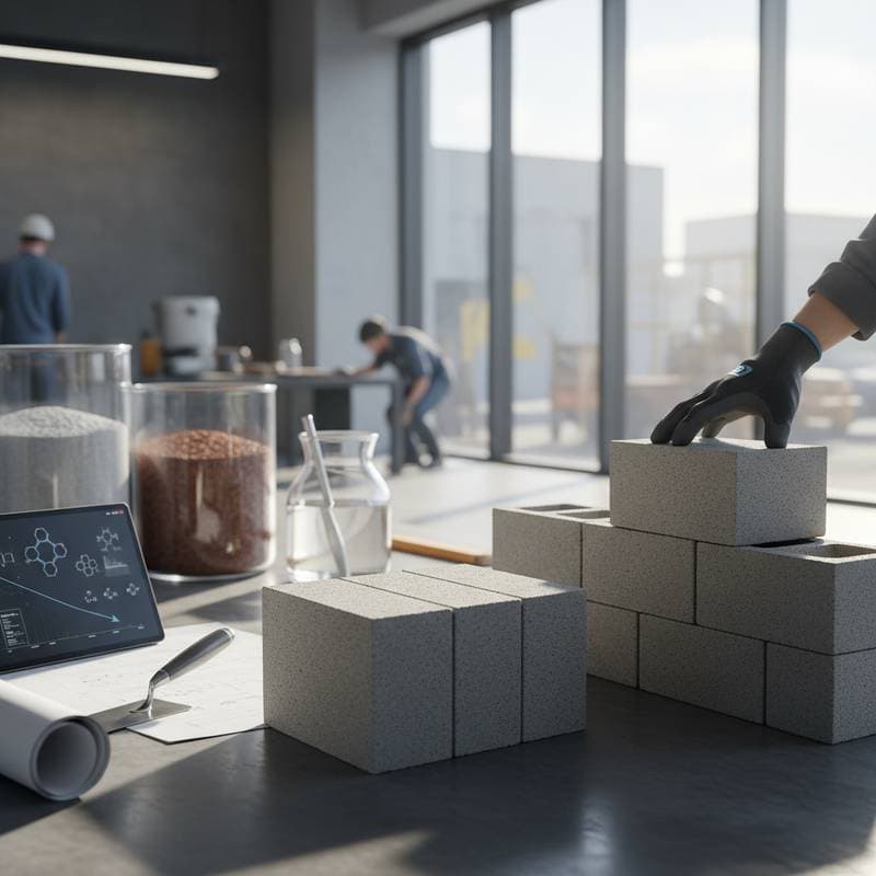 Zero-Cement Bricks Cut Carbon Without Firing or Heat