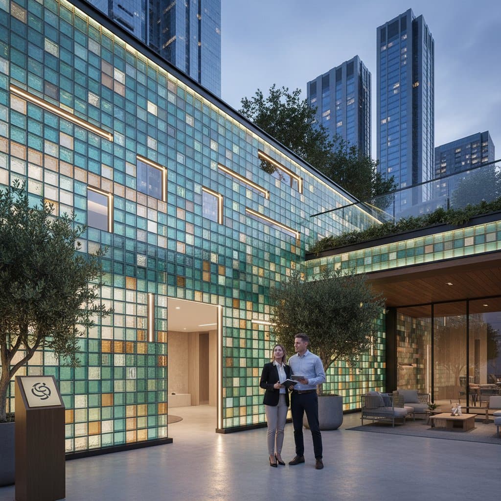 Featured image for Recycled Glass Masonry Hits $35-65 Per Square Foot