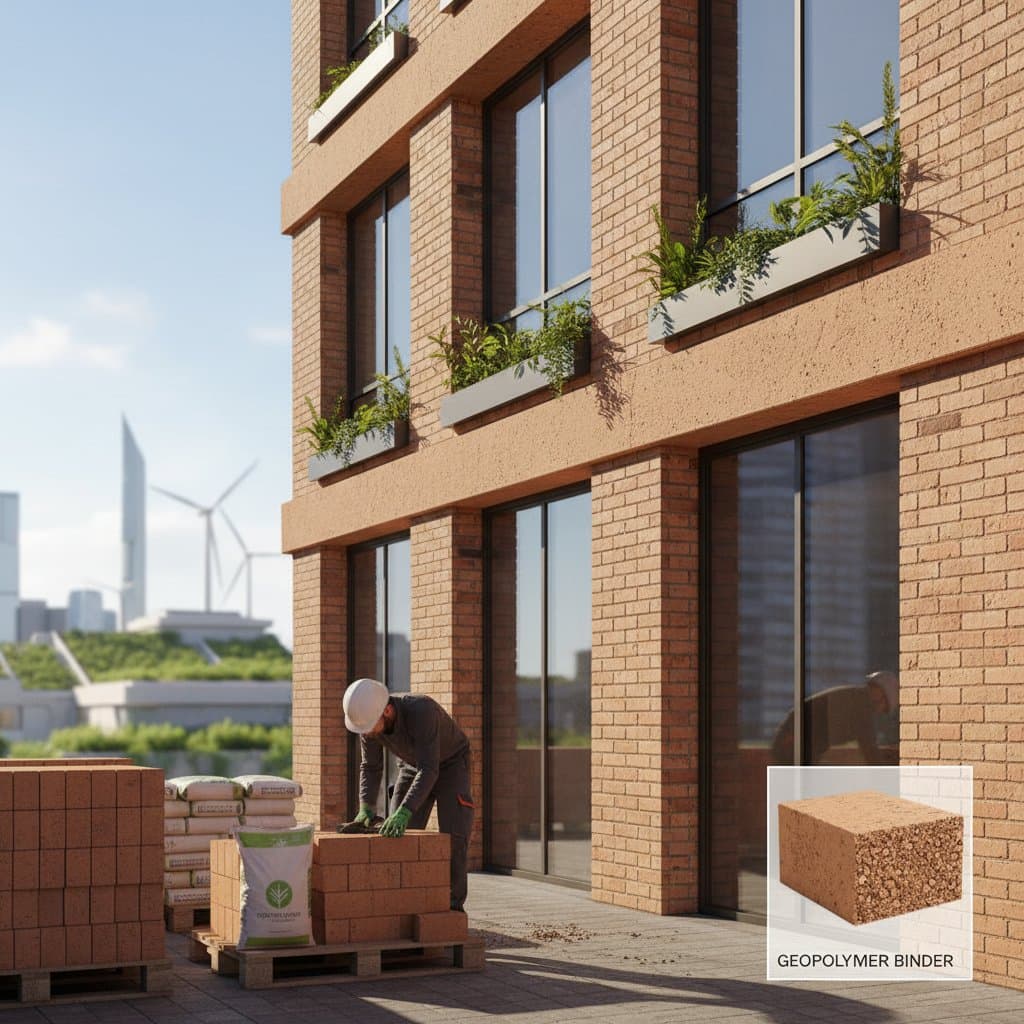 Featured image for Zero-Cement Bricks Cut Emissions Using Industrial Waste