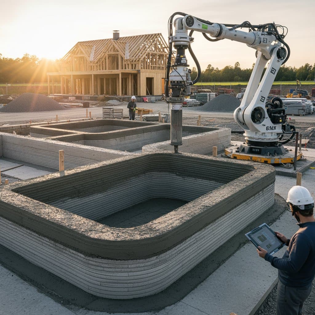 Featured image for 3D-Printed Foundations Cut Time and Labor Costs
