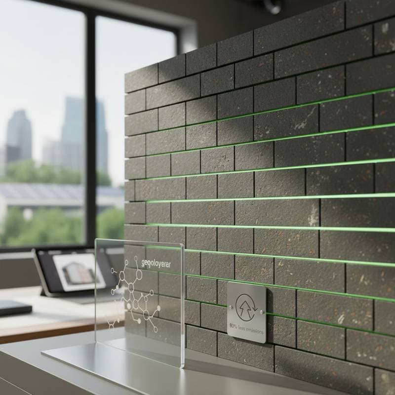 Zero-Cement Bricks Cut Emissions 80% in 2025